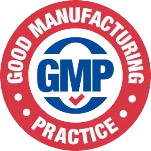 GMP certified facility mark used by the MemoClear seller